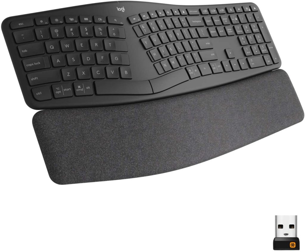 Logitech Ergo K860 Wireless Ergonomic Keyboard with Wrist Rest