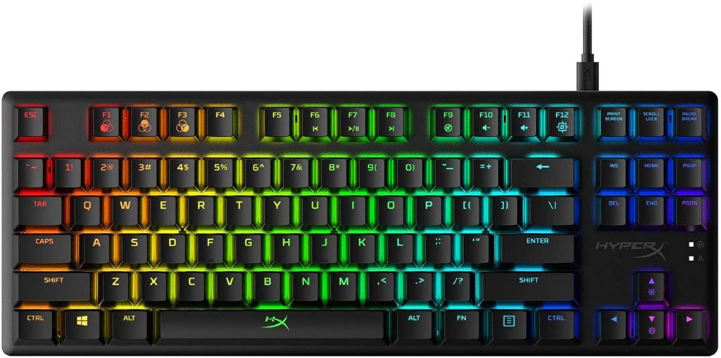 HyperX Alloy Origins Core - Tenkeyless Mechanical Gaming best tenkeyless mechanical keyboard
