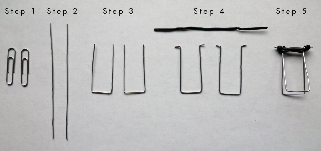 how to convert a paperclip into a keycap puller