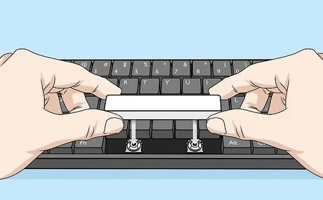 How to remove spacebar on a keyboard
