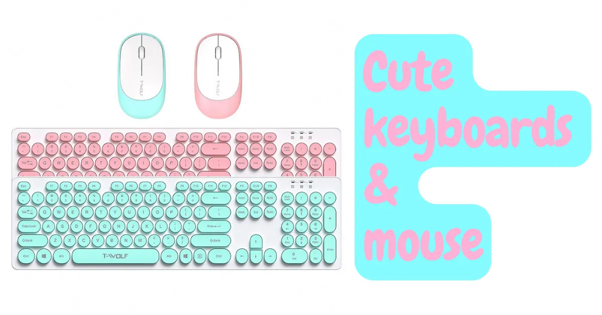 best cute keyboard and mouse combo